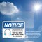Signmission Please Respect Our Neighbors Sign With Symbol, 7 in W x Rectangle, Vinyl Decal OS-2PACK-NS-D-57-L-17569 - alternate 4